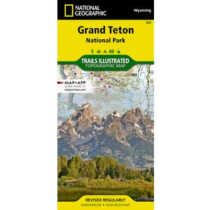 Grand Teton National Park Map (National Geographic Trails Illustrated Map, 202)