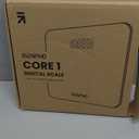 RENPHO Scale for Body Weight, Mechanical Bathroom Weighing Scale, Highly Accurate & Measures Weight up to 400 lb/180kg, Batteries Included, Black-Core 1S (10.2")