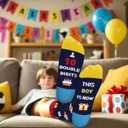 2 x 7th 8th 9th10th Birthday Gifts for Girls Boys Kids - Fun 7 8 9 10 Year Old Cute Socks Easter Gifts Stocking Stuffer