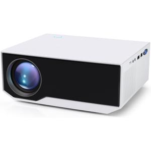 ZDK Native 1080P 18000 Lumen 4K Supported Projector with wifi and bluetooth, Bedroom Outdoor Indoor Projector Compatible with Smartphone, HDMI, USB, AV, Fire Stick, PS5 for Home, Bedroom, Outdoor Use