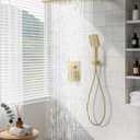 13" Rainfall Shower System with 3-Setting Handheld & Valve