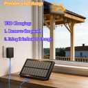 50ft-Solar-Powered-Lights-Outdoor-Waterproof-String Lights-Outside-Patio-Yard-Garden-Fence-Backyard-Deck-Porch-Balcony-Patios-Camping-Battery-Operated-LED-Fairy-Strip-Lighting-Hanging-Edison-Bulbs-S14 (50FT(15 Sockets))