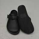 Bigant Womens Clogs, Mercy Mules for Womens Nurse Shoes-Slip on Garden Work Shoes(Black-9 Women/ 7 Men)