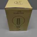 MRDENG Globe Light Bulbs 60 Watt Replacement for Decorative,E26 Dimmable Soft White Large G40(G125) 6Watt(60Watt Equivalent) LED Bulb,2700K(Warm) Pack of 1