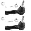 BOXI 3pcs Front Center Drag Link and Outer Tie Rod Ends Fit for Nissan Frontier 1998 4WD/Frontier 1999-2000 (2.4L 4WD or 3.3L)/Frontier 2001-2004 3.3L/Xterra 2000-2004 | DS80593 ES3466