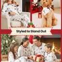 PATPAT Christmas Family Matching Pajama Sets Includes Christmas Socks - Perfect for Family Photos & Holiday Celebrations (XL)
