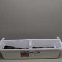 Bama Railing Planter with Adjustable Brackets, 32" ,White