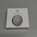 Google Nest Thermostat - Smart Thermostat for Home - Programmable Wifi Thermostat - Charcoal