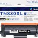 TN830XL Toner Cartridge Replacement for Brother TN830XL TN-830XL High Yield Toner Compatible with Brother HL-L2460DW HL-L2480DW HL-L2400D DCP-L2640DW MFC-L2900DW MFC-L2820DW Printer (Black, 1 Pack)