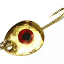 Celsius Tip Up Line, 15-Pounds, 50-Yards, JB Lures Gem N Eye #6 Gold, and 
Celsius Depth Finder