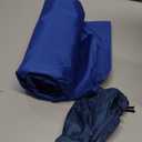 Camping Sleeping Pad, Ultralight Camping Pad with Pillow Built-in Foot Pump Inflatable Sleeping Mat Compact for Camping Backpacking Hiking Traveling - Blue, Single