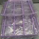 gianotter 4-Tier Paper Organizer With Magazine Holder, Desk Organizers and Accessories, Desk Accessories & Workspace Organizers, File Organizer for Office Supplies Storag (Purple, 4-Tier)