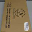 JA COMFORTS 1220 Premium Goose Down Feather Throw Pillow Inserts(Set of 2)-5% Down Filling,High Filling Weight,250 TC Cotton Cover, Square, White