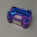 IDAODAN Electric Balloon Pump, Portable Electric Balloon Blower Machine Balloon Air Pump Dual Nozzle Rose Red 110V 600W Balloon Inflator for Party Decorations (Purple Blue)