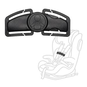 Anti Escape Car Seat Buckle Guard & Chest Harness Clip Lock - Child Safety Buckle Lock for Kids, Toddler, Stroller and Car Seat Belt (Style A, Black 1 Pack)