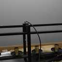 Wellmet Black Gold Modern Chandelier, Rectangle Industrial Pendant Light, 8-Light Farmhouse Rustic Chandelier for Dining Room, Kitchen Island, Living Room, Foyer, Hallway