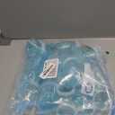 2 Hamster Tube Kits, DIY Hamster Tunnel Adventure with External Pipe, Transparent Connection Track for Rat, Mouse & Small Animal Sports, Expand Cage Space (Blue)