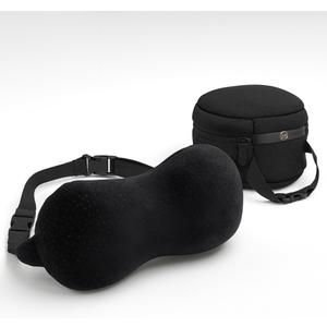 Car Neck Pillow for Driving - Memory Foam Headrest Pillow with Easy-to-Carry Portable Bag - Compact Multi Purpose Travel Pillow - Machine Washable Soft Plush Cover - Extension Strap