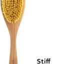 ICANdOIT Very Stiff Dry Brushing Body Brush for Men&Women, Long Handle Dry Skin Brush for Cellulite and Lymphatic Drainage with Natural Agave Cactus Tampico Fiber Bristles