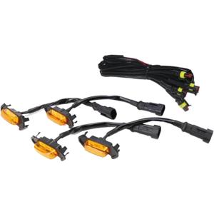 Car Front Grille Grill LED Light Lamp Compatible With Toyota Tacoma W/TRD Pro 2016-up Grill ONLY Front Grille Lighting DRL(Yellow Lens Amber)