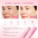 2pc Pink Collagen Volume Multi Balm | All In One Volufiline, PDRN, NAD Stick for Youthful-Looking, Helping Look of Fine Lines, Firming Care, Anti-Aging Care | For Under-Eyes, Neck, Forehead