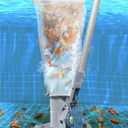 KOKIDO Rechargeable Medium Duty Pool Leaf Vacuum Cleaner with Pole, Runs 75-Mins, for Pool Closing, Oversized Debris Filter, for Debris and Leaves < 6 inches, for Inground and Above Ground Pools XV410