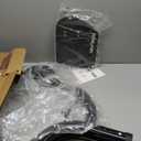 HOMLAND 3 Wheel Walkers for Seniors, Foldable Wheeled Rollator with Cane Hold and Cup Hold, Lightweight Three Wheel Rolling Walker Height Adjustable for Seniors (260 Pound, Black)