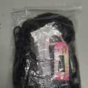 KRSI Natural Black V Part Wig Curly Wavy Upgrade U Part Wig Thin Leave Out Clip in Half Wigs Scalp Protective Glueless Synthetic V Part Wigs for Black Women (Body Wave-#2)