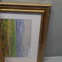 Frametory 14x18 Frame White Mat for 11x14 Picture Plexiglass Gold Color