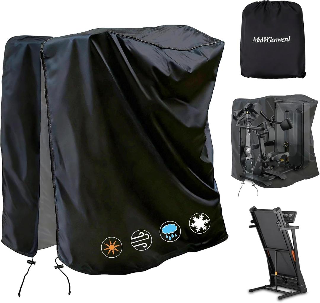 MaWGcowerd Folding Treadmill Cover - Dustproof and Waterproof Oxford Cloth Sunscreen Cover