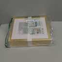 upsimples 8x10 Picture Frame Set of 5, Display Pictures 5x7 with Mat or 8 x 10 Without, Wall Gallery Photo Frames, Gold