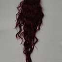Long  Red Wavy Wig for Women Lace Front Wigs Natural Looking 30 Inch Middle Part Curly Wig Heat Resistant Synthetic Wigs for Daily Party Use