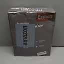 Eastsora Heated Blanket Throw 50" x 60" Soft Ribbed Faux Fur Flannel Fast Heating 12 Heat Levels 112H Timer & Overheat Protection & Auto Shut-Off & ETL FCC & Machine Washable Heated Throw (Gray)