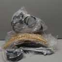 Boho Rattan Chandelier, 19.6" Hand-Woven Pendant Light Fixture with Wicker Shade, 5-Light Farmhouse Rustic Chandelier for Dining Room, Living Room, Bedroom, Kitchen Island, Hallway, Foyer