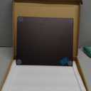 Tempered Glass Gaming Mouse Pad - Medium 3003503mm (Obsidian Black) Thin Large Hard Mat, No - Slip Base for High - DPI Precision, Scratch - Resistant Smooth Surface, FPS/MOBA/Office Use