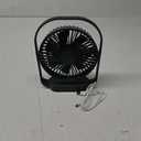 AceMining Silent & Cooling Desk Fan with 4 Speeds, USB with Night Light, 330 Rotation, Small Table Fan for Bedroom & Office (Green)
