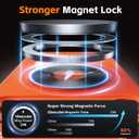 4 x Magnetic for iPhone 17 Pro Case, [Opaque Matte] [Full Camera Protection] Protective Case for iPhone 17 Pro - Orange