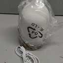 URPOWER 120ML Ceramic Essential Oil Diffuser Ultrasonic Aromatherapy Diffuser with Wood Grain Base, 7-Color LED Lights Auto Shut-Off, Humidifier for Home & Office, Air Diffuser for Relaxation