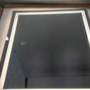 FENNIO Vanity Mirror with Lights20"x23" Lighted Makeup Mirror, Large Makeup Mirror with Lights, Touch Sensor with Dimmable 3 Modes Square White