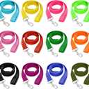 12 Pcs Dog Leashes for Small Medium Large Dogs, 6FT Lead Short Dog Leash with Swivel Hook for Walking, Training, Hiking, Rescues, Grooming, Shelter, Outdoor (Multi-Colored)