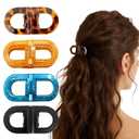 2Pcs Magnetic Hair Clips Strong Hold No-Slip Magnetic Hair Styling Clips,Seamless 2-in-1 Design for Easy Everyday Hairstyles,Clip No Crease,Gentle on All Hair Types Strong Hold