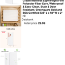 Dream On Me Luna Haven 2" Cradle Mattress – Lightweight Firm Polyester Fiber Core, Waterproof & Easy-Clean, Stain & Odor Resistant, Greenguard Gold and BSA Certified (36" L x 18" W x 2" H)
