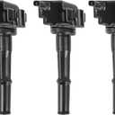 GDSMOTU 3PCS Ignition Coil Packs & 3PCS Iridium Spark Plugs Fit for Hyundai Santa Fe 2007-2009 for Kia Optima 2006 2.7L 2656CC V6 GAS DOHC Naturally Aspirated Replace ‎UF554