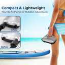 Paddle Board Pump Electric - Portable 20 PSI Dual-Stage Air Compressor for Super Fast Inflation and Deflation, Auto-Off, LCD Display and 12V Car Connector - for SUP, Boats & Inflatables