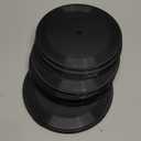 Qunclay 24 Pieces Blank Vinyl Records 7 Inch Black Vinyl Fake Albums Record for Room Wall Aesthetic Decoration Independent Aesthetics Room Decor DIY Projects