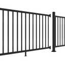 Metty Metal 4Ft W x 36in H Level Deck Railing Kit, Textured Black AAMA2604 Powder Coat, IBC Certified Guard Rail for Deck Porch Balcony Patio Outdoor