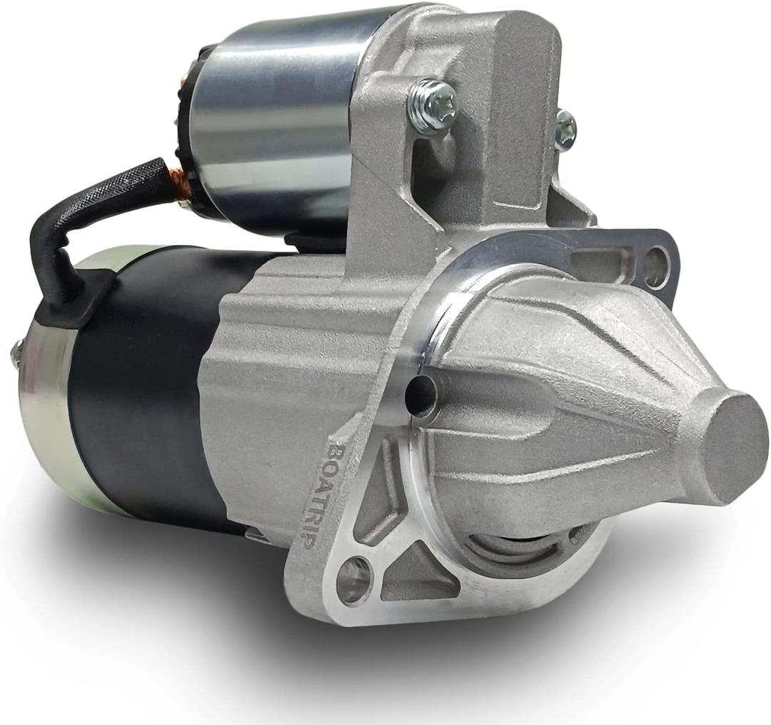 19107N New Starter Motor Replacement for KUBOTA Engines Grasshopper 325D 722D MOWERS 16824-63011, 16824-63012 M0T88081