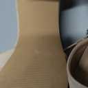 BCTEX COLL Womens Pointed Toe Pumps Shoes Ankle Strap Chunky Low Heels Metal Lined Sandals Designed for Women (7.5, Nude)