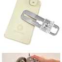 Greatim Portable Door Lock for Travel Hotel Safety, Stainless Steel Security Lock, Compact Safety Lock for Room Door, Universal Portable Travel Door Lock for Room Security