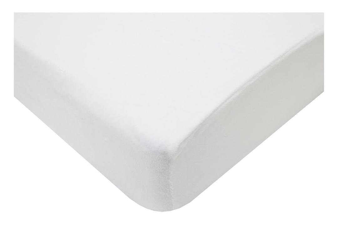 American Baby Company Heavenly Soft Chenille Fitted Crib Sheet 28" x 52", Warm and Cozy Neutral Chenille Sheet, White, for Boys and Girls, Fits Crib and Toddler Bed mattresses